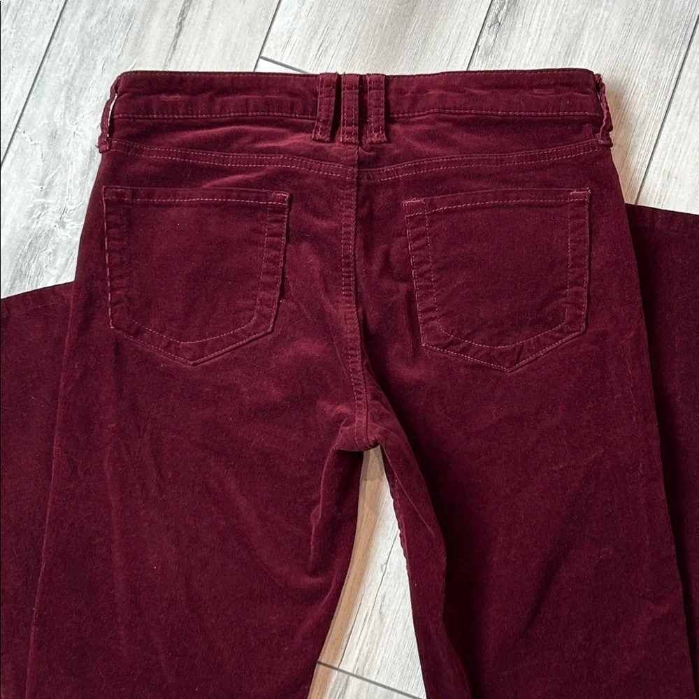 Edyson burgundy corduroy skinny fit pants size 29 long tall